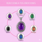 Collar de Ovalo que Cambia de Color con Tus Emociones